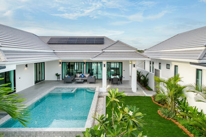 High-Spec Villa with Saltwater Pool and Solar Power System