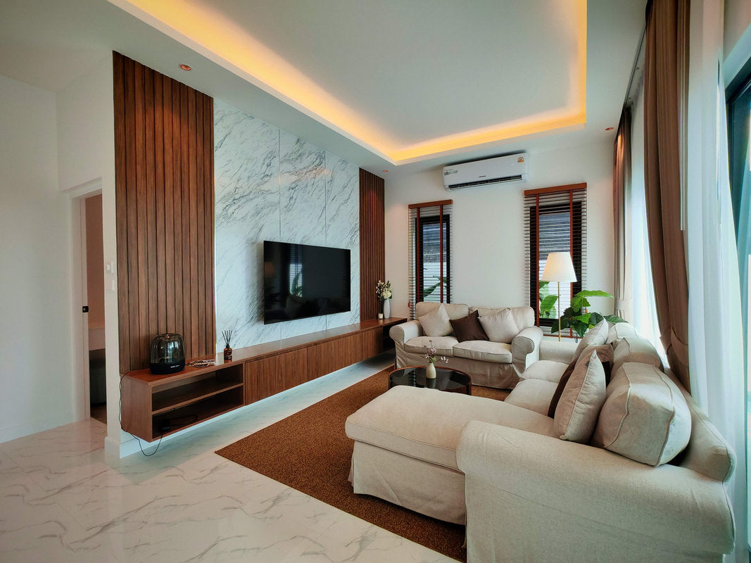 New Modern 3 Bedroom Pool Villa with Solar Panels for Sale