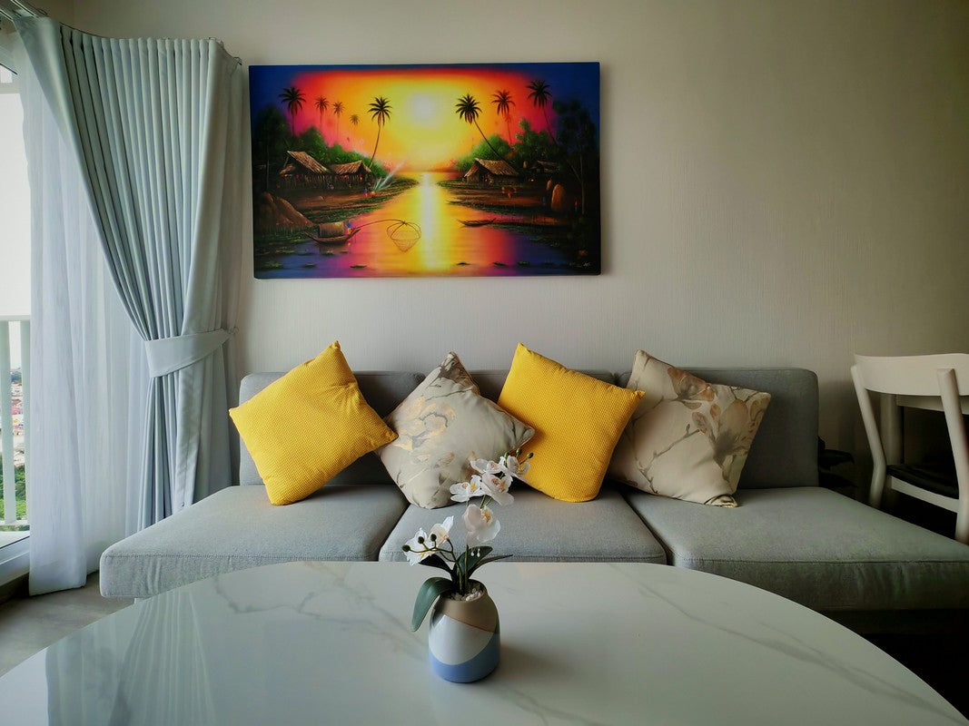 2 Bedroom Condo with Sea and Mountain View on Floor 15