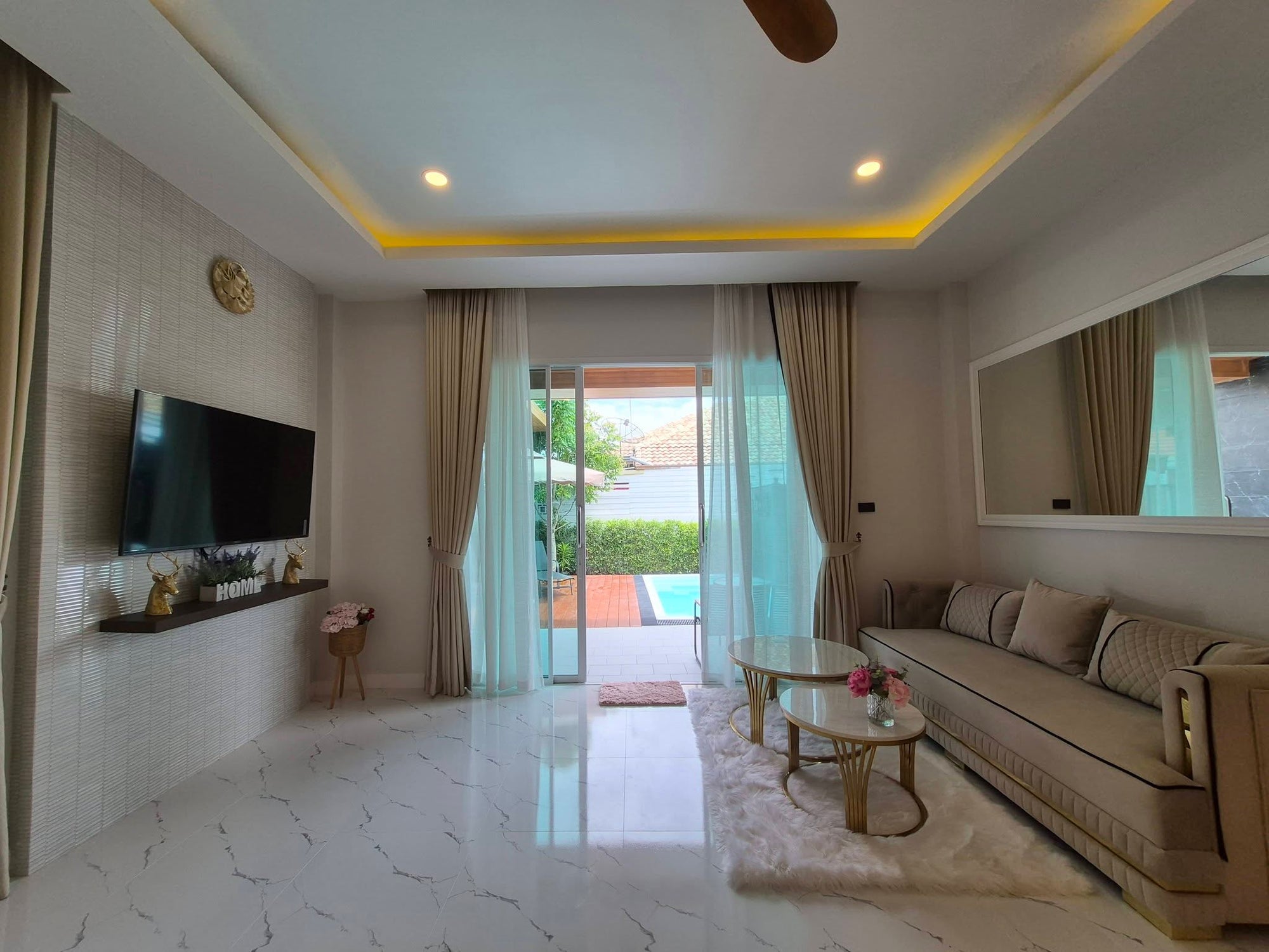 New Detached House with Private Pool for Rent in Wangpong Pranburi
