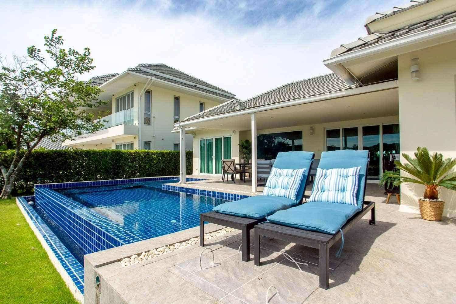 Luxury Pool Villa on Golf Course with Lifetime Memberships in Hua Hin