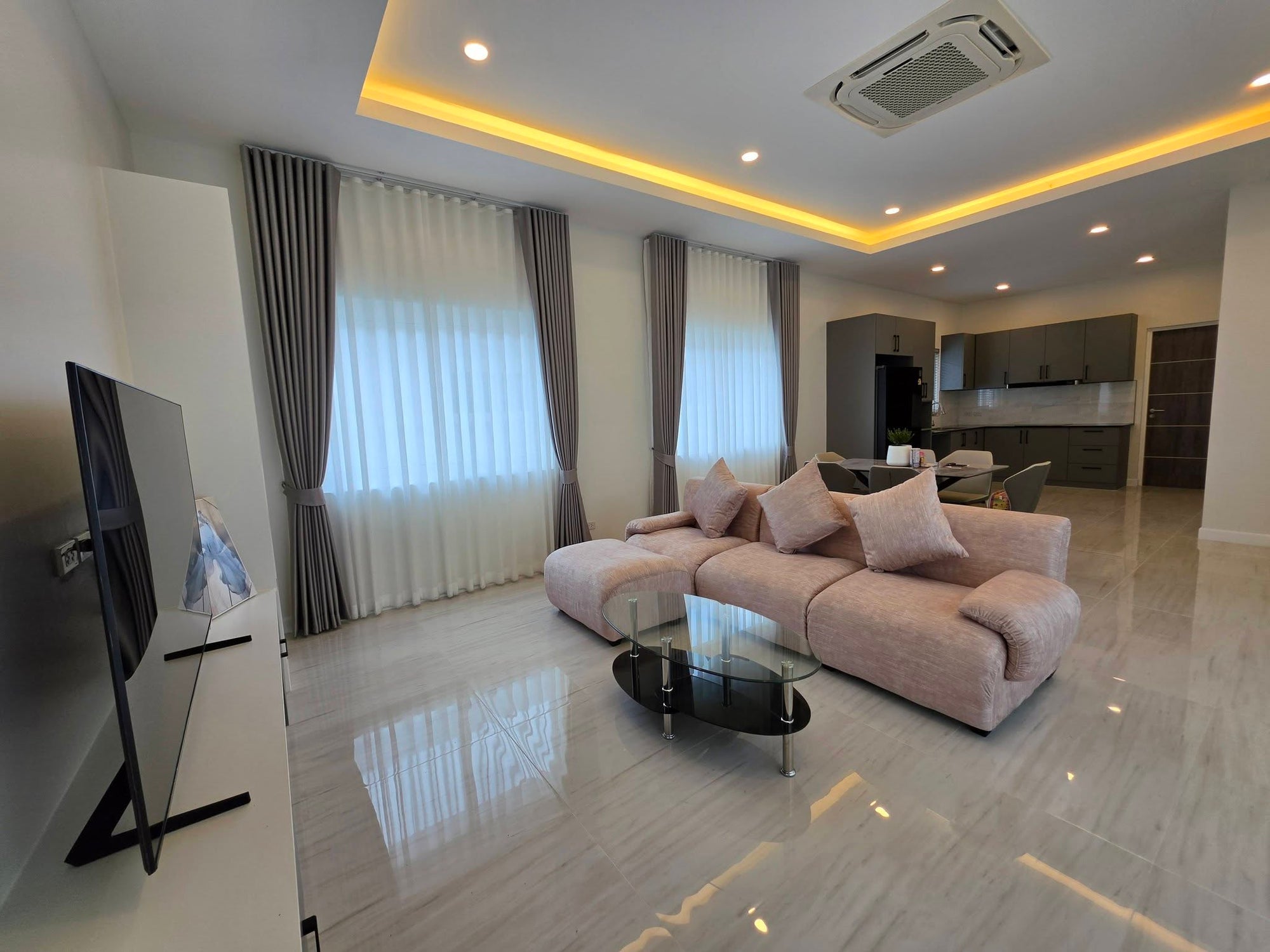Pool Villa for Sale in Thap Tai, Ready to Move In