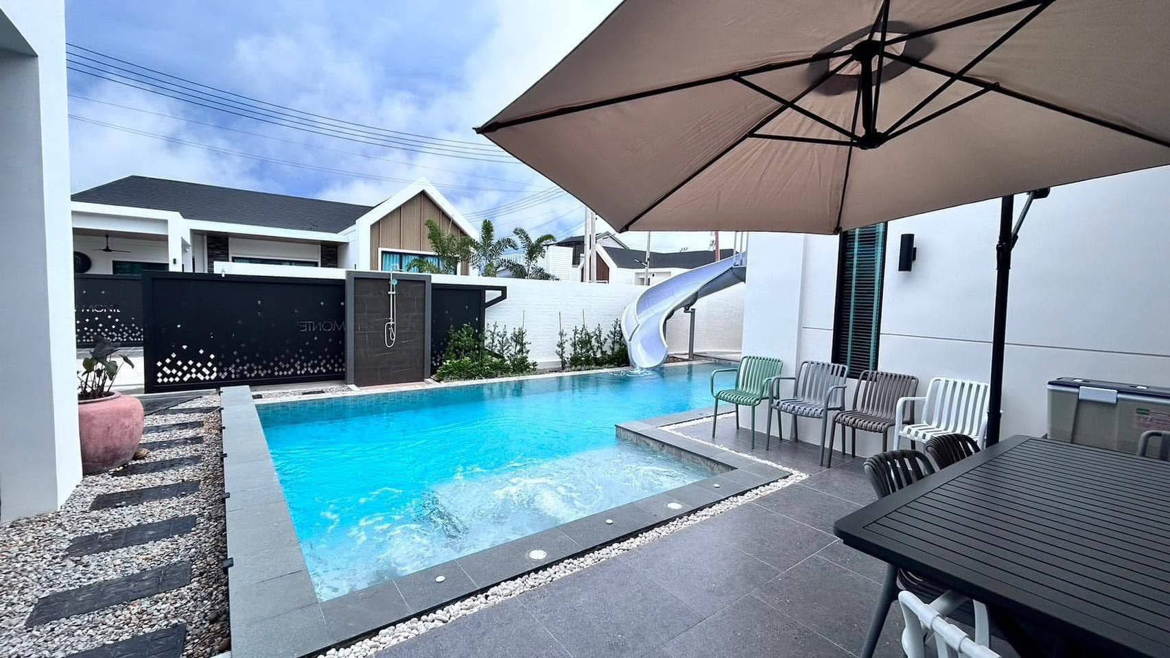 Modern 3-Bedroom Pool Villa for Rent near Black Mountain