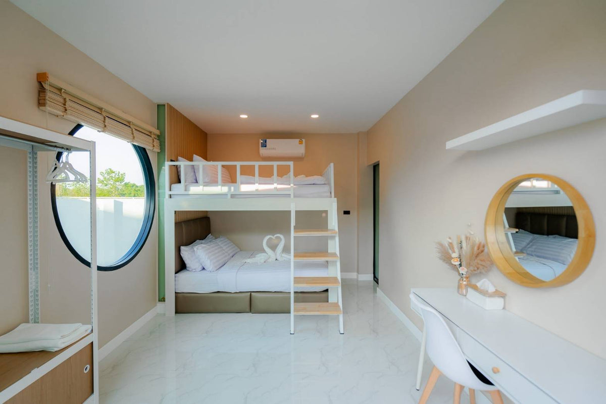 Spacious 4-Bedroom Family Pool Villa with Karaoke Room for Rent