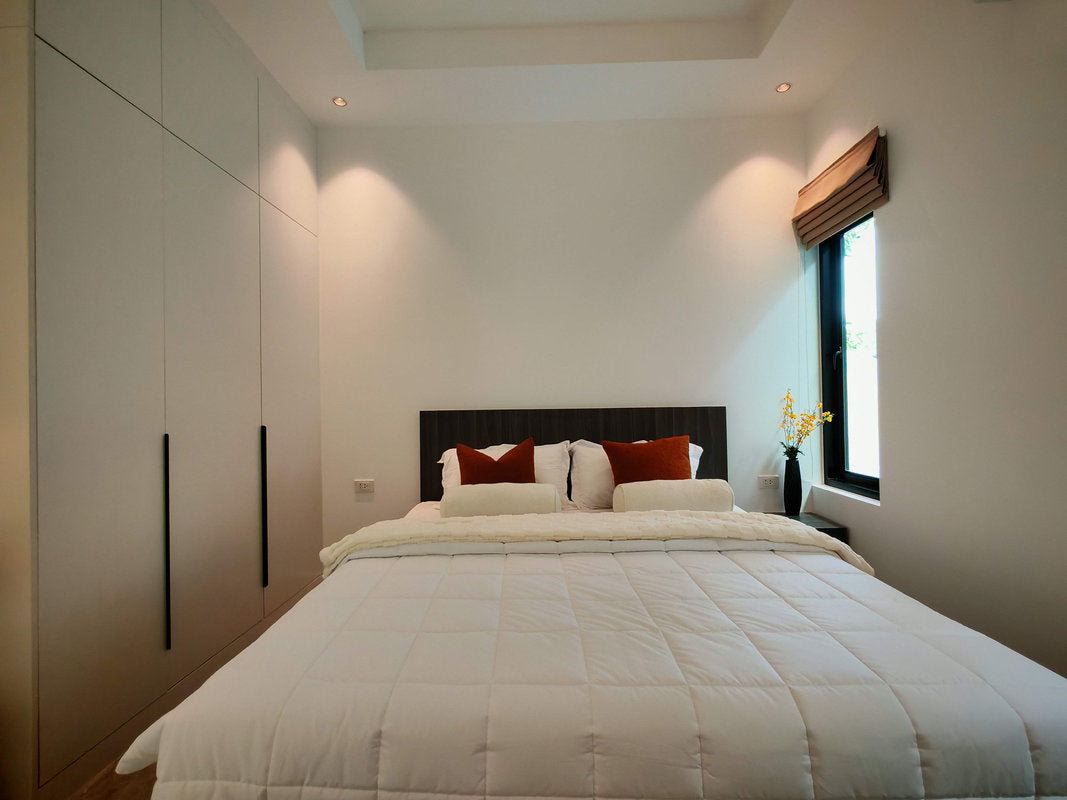 New Modern 3 Bedroom Pool Villa with Solar Panels for Sale