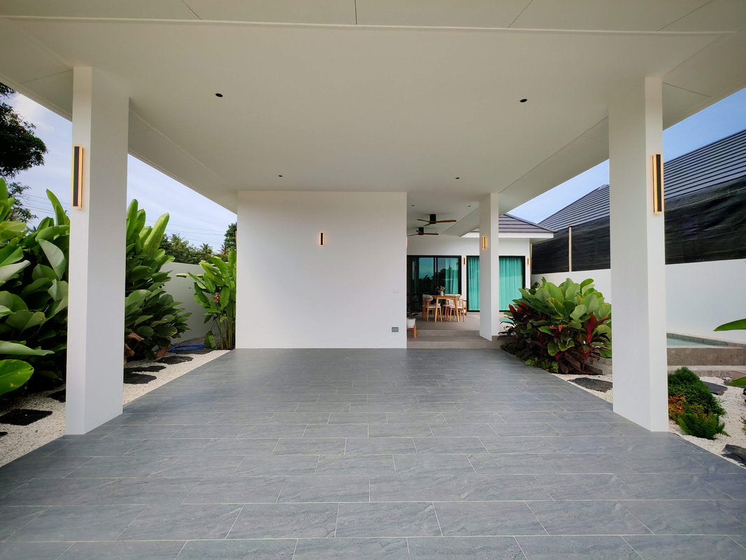 New Modern 3 Bedroom Pool Villa with Solar Panels for Sale