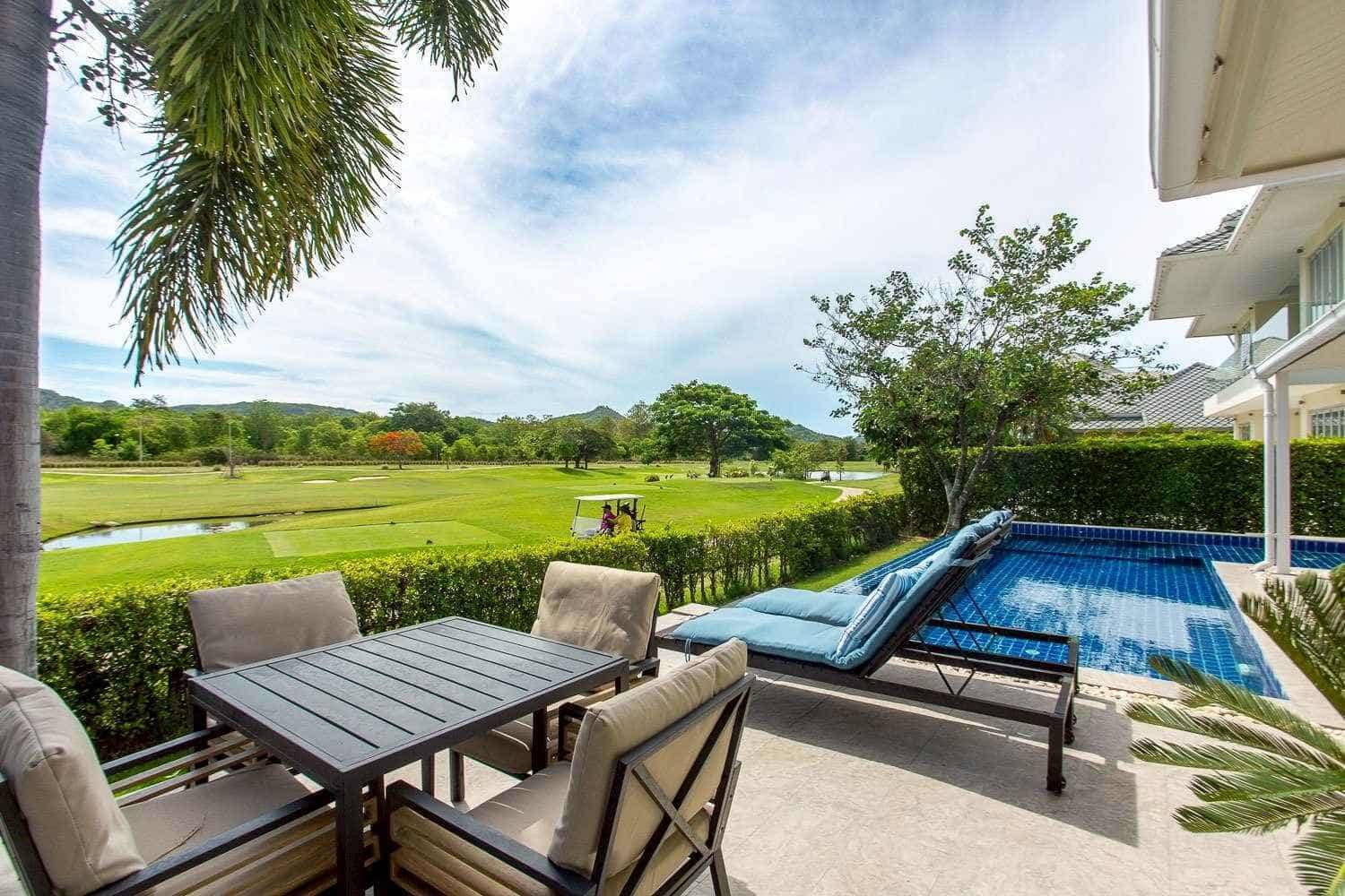Luxury Pool Villa on Golf Course with Lifetime Memberships in Hua Hin