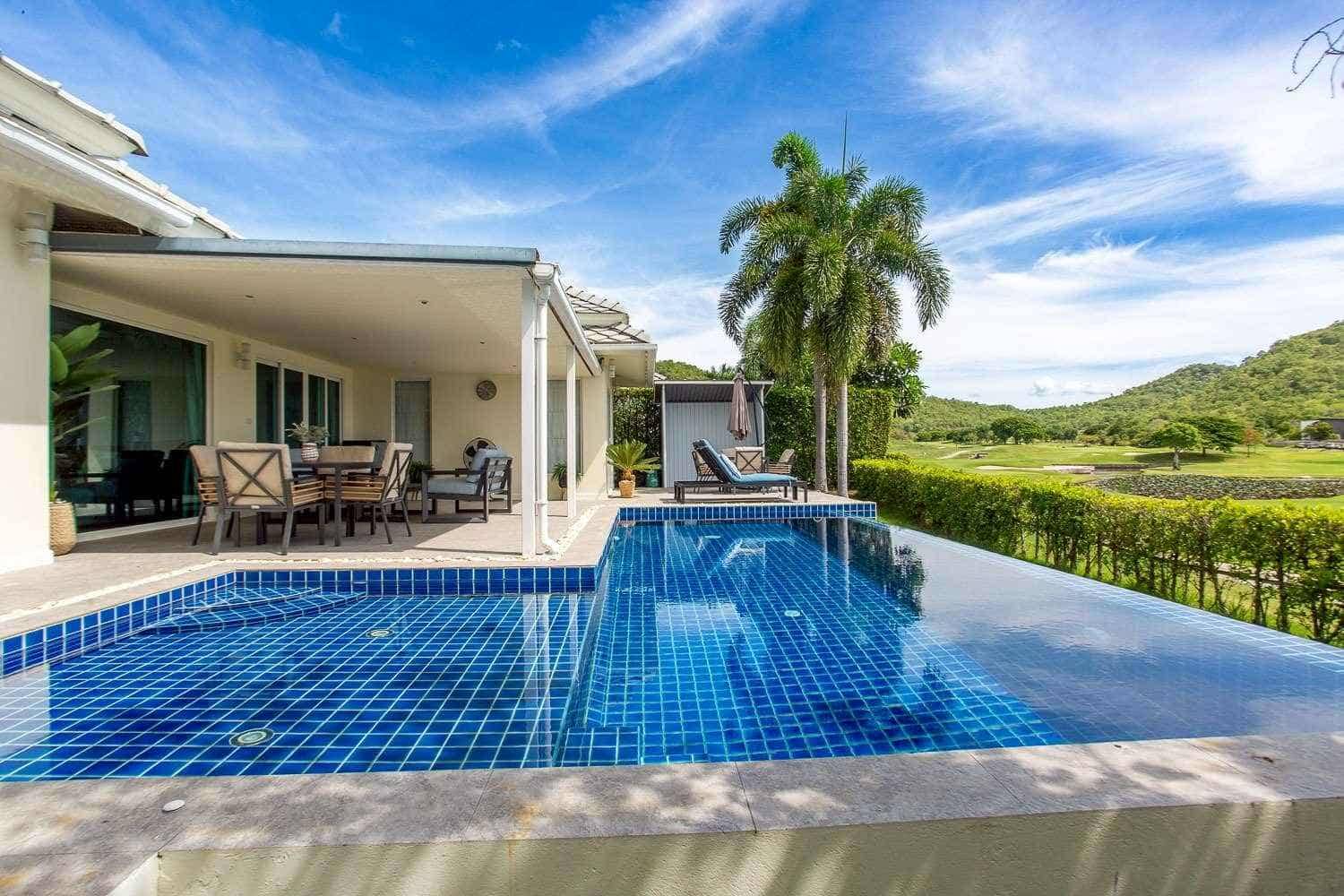 Luxury Pool Villa on Golf Course with Lifetime Memberships in Hua Hin