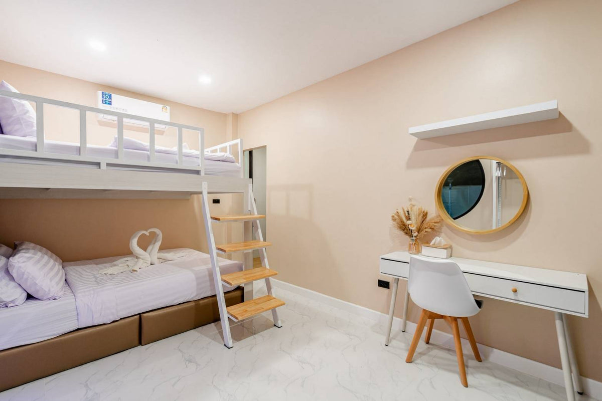 Spacious 4-Bedroom Family Pool Villa with Karaoke Room for Rent
